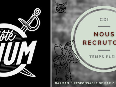 Offres d’emploi à Beaune et Chalon : CÔTÉ RHUM recrute à temps plein ! 