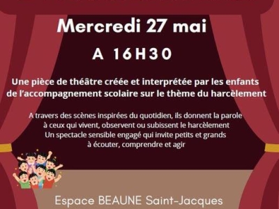 Beaune - Les enfants montent sur scène pour dire non au harcèlement ce mercredi