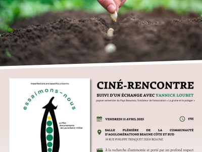 Beaune - AIGUE vous invite à essaimer les idées avec le film « Essaimons-nous », et débat autour de l’agriculture paysanne