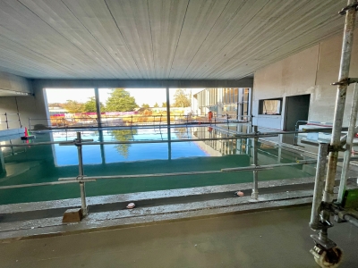 Beaune – Le chantier du centre nautique avance mais l’ouverture est décalée à fin juillet