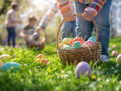 Beaune - Chasse aux œufs au Parc de la Bouzaise avec les Espaces Beaunois