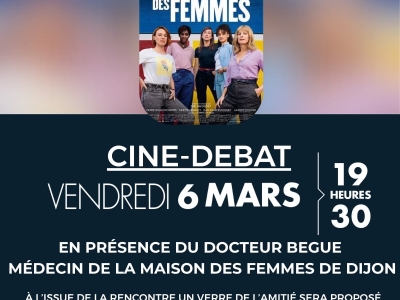 Beaune – Ciné-débat : « La Maison des femmes » à l’honneur pour la Journée internationale des droits des femmes
