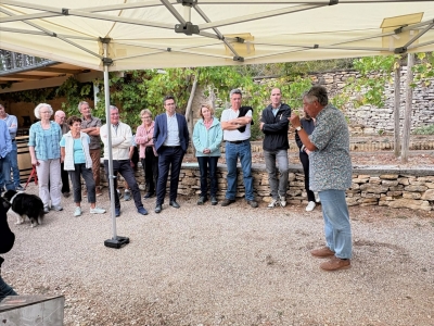 Beaune – Le Chemin de l’Évolution du Monde officiellement ouvert sur la Montagne