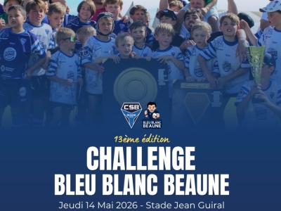 Beaune - Le Challenge Bleu Blanc Beaune revient pour une 13ᵉ édition géante dédiée au rugby jeunesse