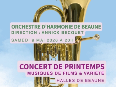Beaune - Contes, cinéma et danse au programme du Concert de Printemps de l’Orchestre d’Harmonie samedi 9 mai
