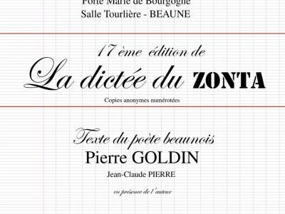 Beaune - La Dictée du Zonta : un rendez-vous culturel et solidaire ce samedi