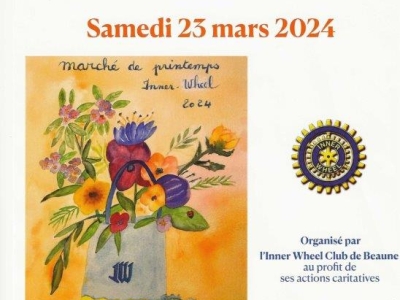 Beaune - Inner Wheel vous invite à son marché de printemps le samedi 23 mars