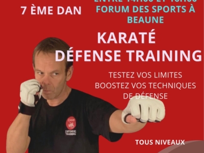 Beaune - Stage exceptionnel avec Martial Salvador : karaté et défense training