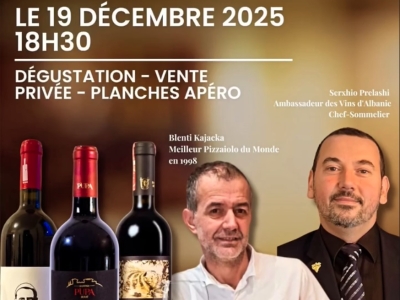 Beaune - La pizzeria La Casa invite à découvrir les vins d’Albanie
