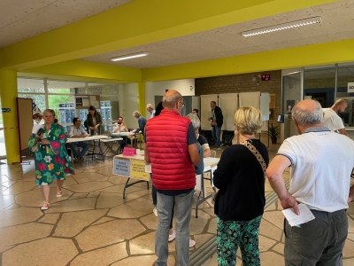 Beaune  - 1er tour des élections législatives 2024 : René Lioret du Rassemblement National arrive en tête avec 37,89 % des suffrages exprimés