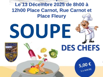 Beaune - Retour de la Soupe des Chefs ce samedi au profit de la maladie d'Alzheimer