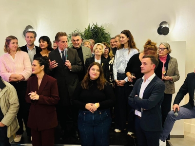 Municipales 2026 à Beaune - Inauguration du local de campagne de la liste d'Alain Suguenot « Beaune à vivre » ce vendredi soir