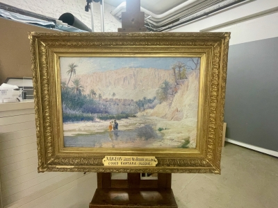 Musée des Beaux-Arts de Beaune – Série « Trésors cachés » : la lumière de l’Algérie avec « L’Oued Kantara », un Orient flamboyant signé Félix-Jules Naigeon