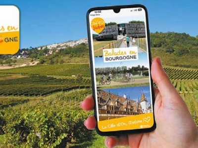 Le Pays Beaunois à l’honneur dans l’application “Balades en Bourgogne”