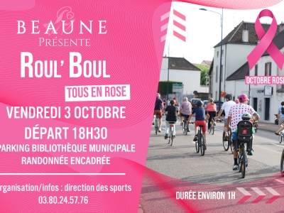 Beaune – Tous en rose pour le Roul’Boul d’Automne ce vendredi 3 octobre