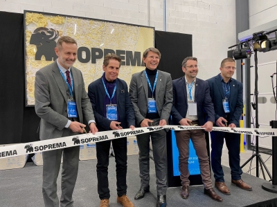 Beaune - Recycler les étiquettes pour mieux isoler : Soprema inaugure son usine  de ouate de cellulose à base de glassine 