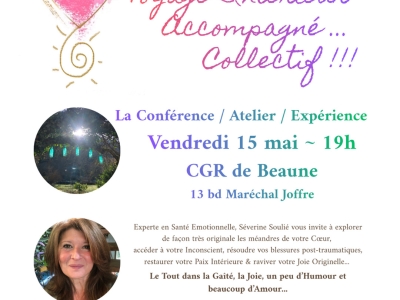 Beaune - Une conférence-atelier pour explorer ses émotions avec Séverine Soulié au CGR
