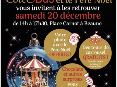 Beaune - Le Père Noël s’invite place Carnot le samedi 20 décembre, bus gratuits pour l’occasion