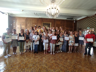 Remise de médailles du travail à l’Hôtel-Dieu Hospices Civils de Beaune