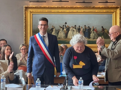 Beaune - Pierre Bolze élu maire lors de l’installation du nouveau conseil municipal