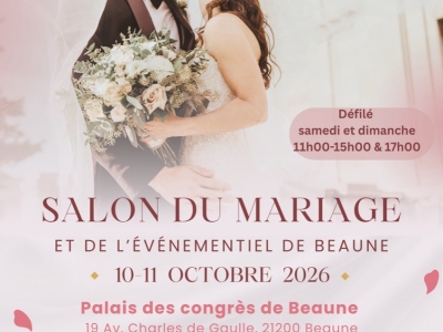 Le Salon du Mariage revient les 10 et 11 octobre à Beaune