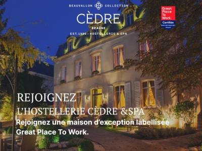L’équipe de l’Hostellerie Cèdre & Spa Beaune s’agrandit