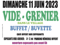 Brocante de Corcelles les Arts annoncée pour le 11 juin 