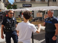 Beaune - Opération de contrôle des trottinettes et deux-roues dans les zones piétonnes