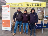 Saint-Vincent-Tournante Maranges 2026 - Distribution d'éthylotests à Cheilly les Maranges