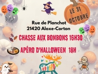 Aloxe-Corton – Chasse aux bonbons et apéro : Halloween s’invite à l’école des Petits Élans