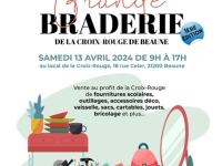 Beaune - Grande braderie de la Croix-Rouge Française le samedi 13 avril