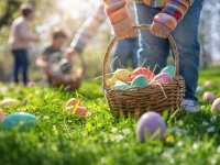 Beaune - Chasse aux œufs au Parc de la Bouzaise avec les Espaces Beaunois