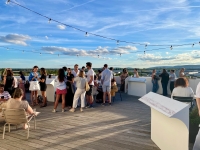Beaune - Plus de 300 personnes pour célébrer la fin des vendanges sur le rooftop de la Cité des Climats et vins de Bourgogne