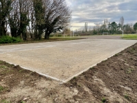 Beaune - Le city-stade de Gigny sort de terre, ouverture prévue au printemps