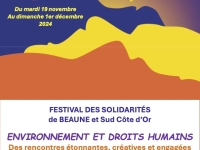 Festival des Solidarités à Beaune – Programme de cette dernière semaine d’événements 
