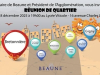 Beaune – Réunion du quartier au lycée viticole le lundi 8 décembre
