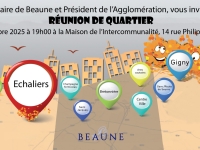 Beaune – Réunion de quartier des Échaliers avec Alain Suguenot le lundi 13 octobre