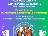 Sainte-Marie-la-Blanche – Concert solidaire au profit de l’association Un Toit à Bombay le samedi 29 novembre