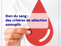 Don du sang : de nouvelles règles plus souples pour les donneurs