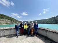 Projet hydroélectrique de Vouglans-Saut Mortier - Les conseillères et conseillers du CESER s’intéressent, sur place, aux défis du projet