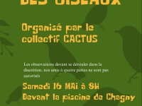 Chagny - Le collectif CACTUS propose une matinée d’observation des oiseaux le 16 mai