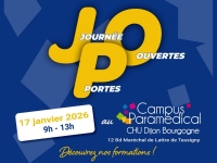 CHU Dijon Bourgogne - Journée Portes ouvertes au campus paramédical samedi 17 janvier de 9 h à 13 h 