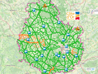 InfoRoute 21 - Conditions de circulation : prudence recommandée sur certaines routes