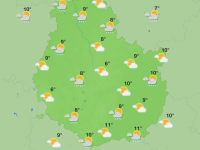 Météo en Côte-d’Or – Des températures fraîches et des précipitations éparses prévues ce week-end