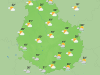 Météo en Côte-d'Or - Un week-end encore pluvieux et couvert