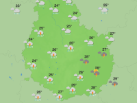 Météo en Côte-d’Or – Week-end contrasté : pluie et orages samedi, retour du soleil dimanche
