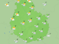 Météo en Côte-d’Or – Un week-end avec pluie, flocons et éclaircies
