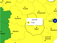 La Côte-d’Or en vigilance orange « Orages à partir de dimanche 20 juillet, 13 h