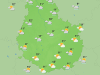 Météo en Côte-d’Or – Un week-end humide et frais sous les nuages d’automne