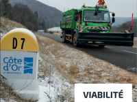 Activation de la Viabilité Hivernale - Le Département paré pour sécuriser les déplacements des usagers  sur les 5 714 km de routes départementales en cas d’intempéries 